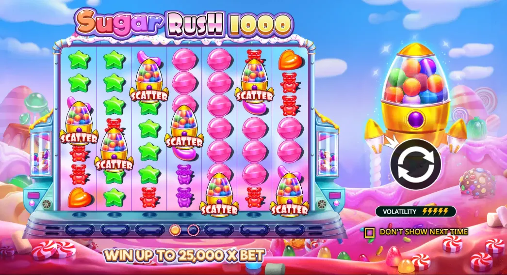 Sugar Rush 1000 Gameplay